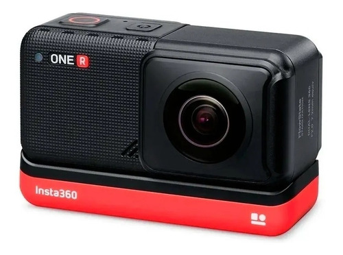Imagen 2 de 3 de Videocámara Insta360 One R 360 Edition Standalone 5.7K negra y roja