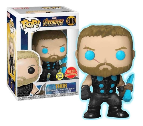 Funko Pop Avengers Infinity War Thor 286 Asia Exclusive Glow