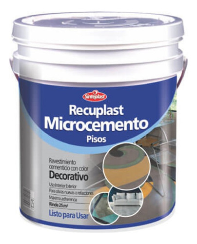 Microcemento Decorativo Sinteplast Revestimiento Color 20kg