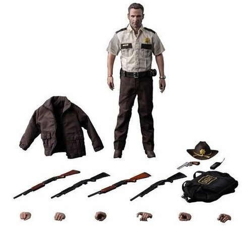 Rick Grimes 1/6 Walking Dead Hot Threezero Toys