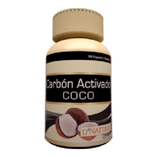 Carbón Activado De Coco - D'nattive X 100 Cápsulas