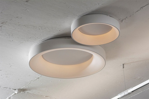 Imagen 1 de 6 de Plafon Techo Bagel Ø45 Diseño Con Led Incluido