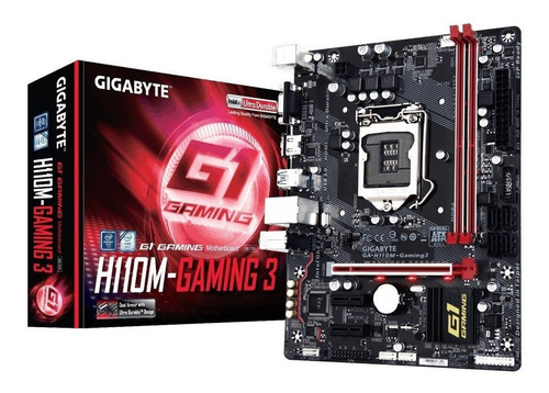 Placa Mãe Gigabyte Ga-h110m-gaming 3 Intel Lga 1151 Ddr4