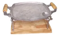 Comprar Chapa E Fogareiro Alumínio Fundido Madeira Réchauds Suporte