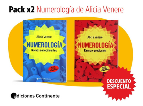 Pack 2 Libros NumeroLGía De Alicia Venere Oferta 20% Dto.