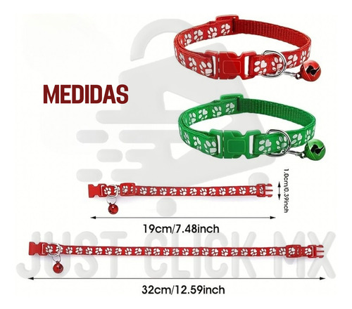 Collar Ajustable Con Cascabel Para Perro Gato Mascotas Hueso Color Negro Huesos Tamaño del collar S