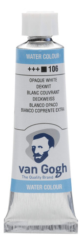 Van Gogh Pintura De Acuarela, Tubo De 0.3 Fl Oz, Blanco Opac