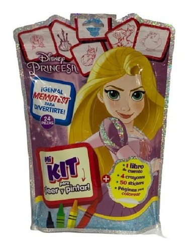 Mi Kit Para Leer Y Pintar - Disney Princesas 