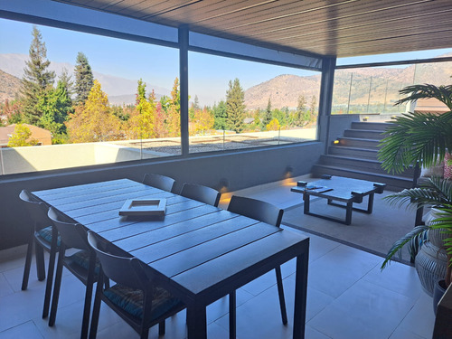 Impecable Tríplex Nor Oriente En Golf De Manquehue