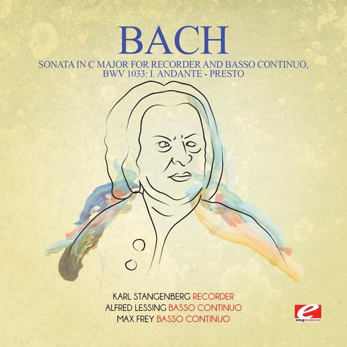 Sonata En Do Mayor De J.s. Bach Para Grabadora Y Bajo Contin