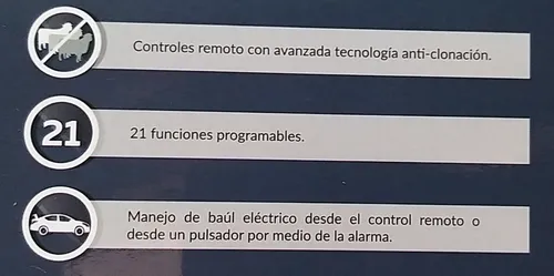 Alarma Ultra Ut5100 Pro Llave Navaja + Bloqueo + Anti Atraco