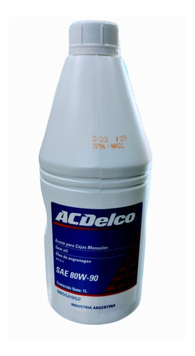 Aceite Grasa De Caja Acdelco 80w90 1 Litro