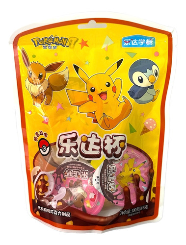 Mousse De Chocolate Con Galletitas 100 Gr - Pokemon 