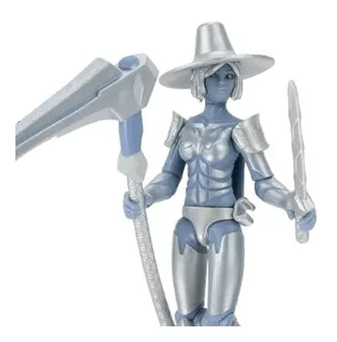 Boneco Articulado Roblox Aven The Silver Warrior + Código Virtual