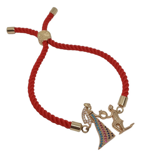 Pulsera Mujer, Hilo Rojo, Pedida Mano, Anillo De Compromiso