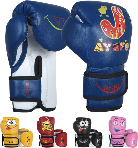 Guantes De Boxeo Jayefo 6 Oz Azul