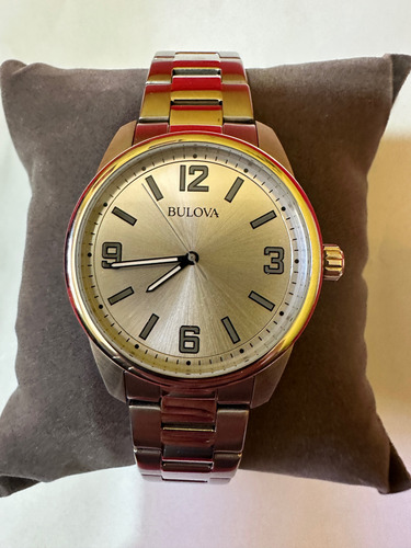 Reloj Bulova Corporate Hombre 40mm Plateado Plateado Plateado (Usado)