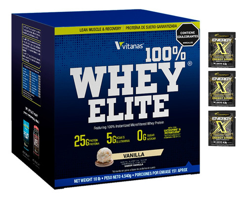 Whey Elite 10lbs 3 Energizante  Parecido Whey Gold