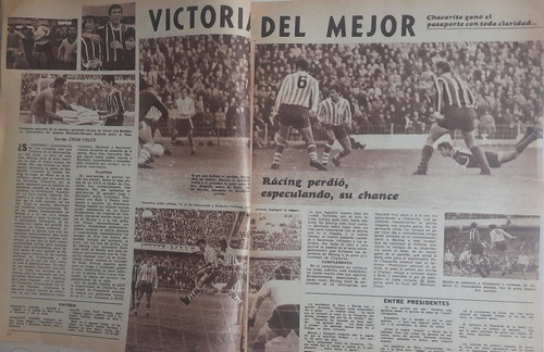 Goles 1070 Chacarita Campeon Metropolitano 1969 (Usado)