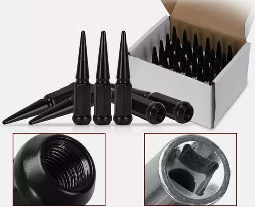32 Piezas Tuercas Picos Rines 14x1.5 Camionetas 8 Birlos
