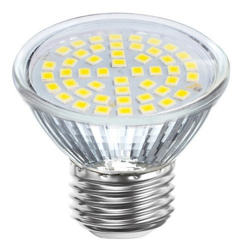 Foco Dicroico 48 Super Leds E-27 Adir 1969 5w Luz Cálida