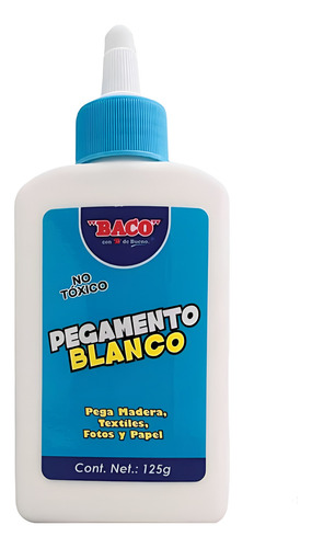 Pegamento Blanco 125gr Baco Blanco