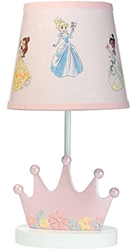 Lámpara De Princesas Disney Con Pantalla Y Bombilla