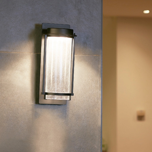 Lampara Muro Led Exterior Negro 16w Luz Suave Cálida Hled-20 Tecnolite 1tuttle