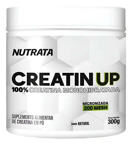 Creatin UP 300g Nutrata suplemento creatina monohidratada força energia desempenho