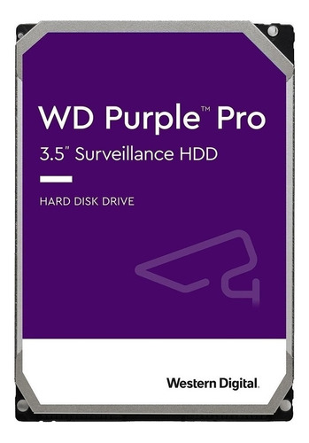 Hd Wd Western Digital Purple Pro Roxo 10tb 256mb Cache 7200 Rpm Wd101purp