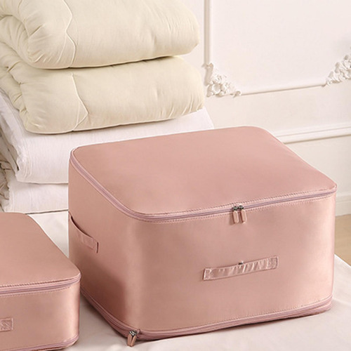 Bolsa De Almacenamiento De Edredón Organizador Rosa