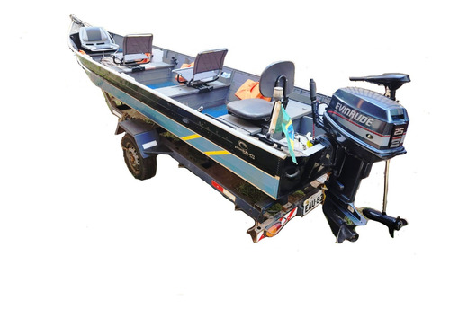 Barco De Alumínio Squalus Tibagi 6m 25 Hp