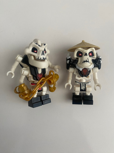 Lego Ninjago ( Mini Figuras ), 7 Mini Figuras Con Accesorios 7 Ninjago (Usado)