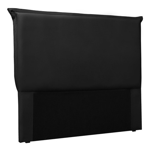 Cabeceira Garden Para Cama Box Casal 140 Cm Corino - D'rossi Cor Preto