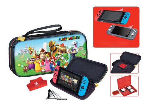 Nintendo Switch Deluxe Travel Case Estuche Original Nuevo