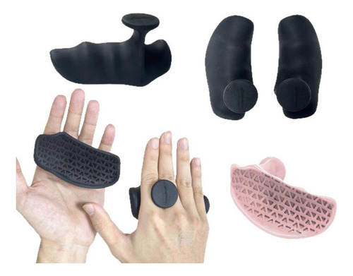 2 Piezas De Gimnasio Levantamiento De Pesas Palma Palm Negro