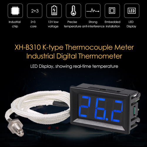 3×termómetro Digital Industrial Xh-b310 Alta Precisión -30 ~