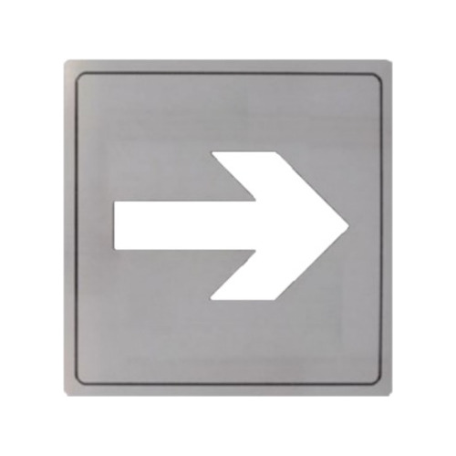 Imagen 9 de 10 de Señal Baño Hombre O Mujer 90x90 Mm Cartel Acero Inoxidable