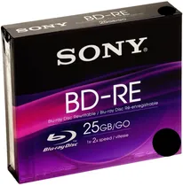 Comprar 2 Mídias Blu-ray Bd Re Regravável 25gb Sony Original