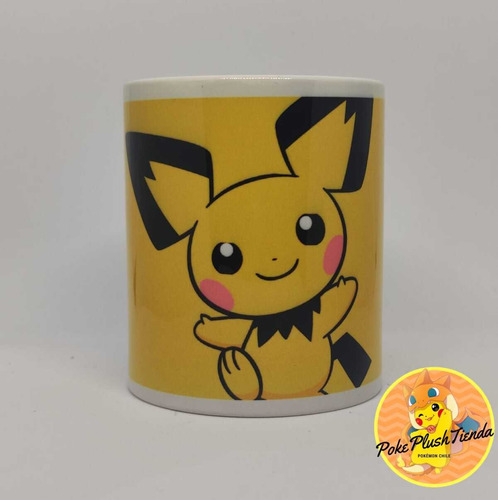 Imagen 2 de 4 de Peluche Pokemon Pichu Más Taza Pokémon