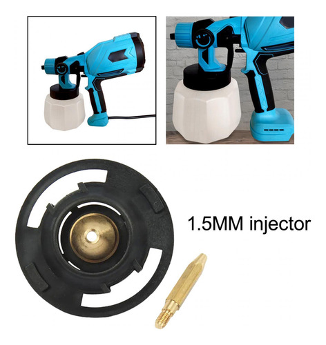 Pulverizador De Pintura 1000ml 580w De Alta Potencia 1,5 Mm
