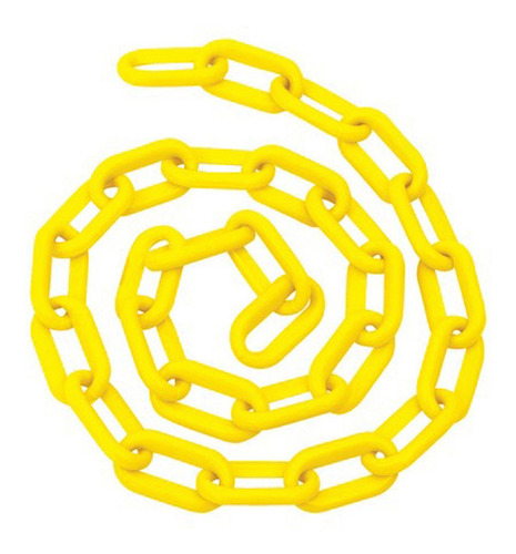 Cadena Plastica 8mm 5/16 25m Amarilla Foy 143425 Color Amarillo