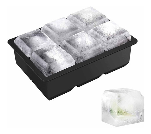 Cubetera De Silicona Xl Ionify Para 6 Cubos De Hielo