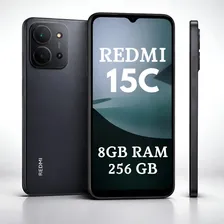 Xiaomi Redmi 15c 256gb 8gb Ram + Funda + Cargador 33w Negro