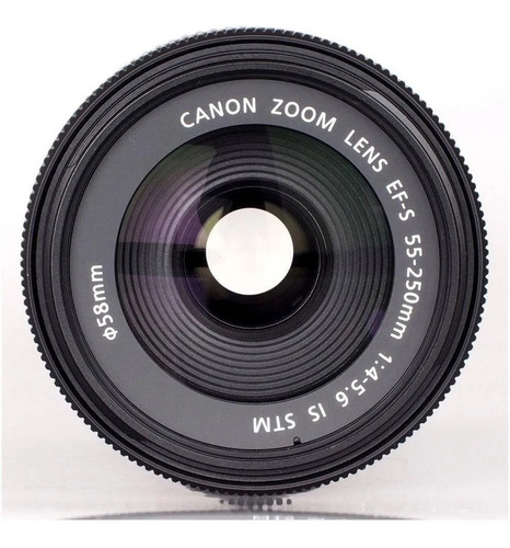 Imagem 5 de 5 de Lente Canon Ef-s 55-250mm F/4-5.6 Is Stm