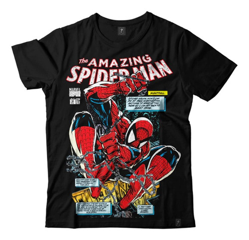 Remera Algodón Premium Spiderman Hombre Araña Unisex Comic