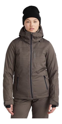 Campera Mujer Snow Oneill Stuvite Impermeable 10k Nieve