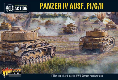 Tanque Panzer Iv Ausf F1 G H Tank Germânico Bolt Action