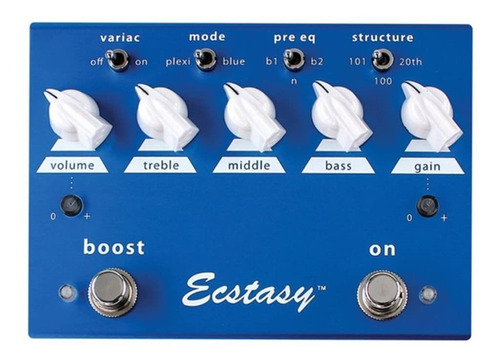 Pedal Bogner Ecstasy Blue Overdrive/boost C/ Nf-e Garantia