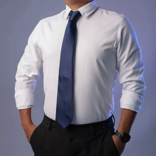 Corbata Para Hombre Scattivo Corbata Para Traje De Vestir Azul Lisa